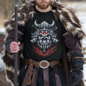 Viking Men shirt, Thors Hammer, Valhalla, Unisex T-Shirt, Norse Mythology Tee, Pagan Apparel, Scandinavian Top, Warrior Shirt,Viking T-shirt