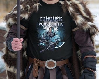 Camiseta vikinga para hombre, martillo de Thor, Valhalla, camiseta unisex, camiseta de mitología nórdica, ropa pagana, camiseta escandinava, camiseta de guerrero, camiseta vikinga