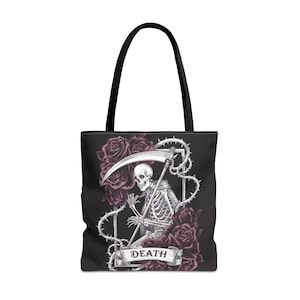 Witchy Gothic Dark Academia Skull Shoulder Bag,Witchy Tote Goth shoulder bag,Gothic Dark Academia Skull Tote Bag,Witchy Bag,Goth