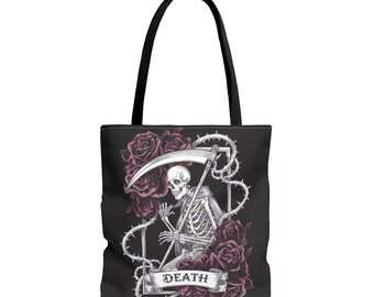 Witchy Gothic Dark Academia Skull Shoulder Bag,Witchy Tote Goth shoulder bag,Gothic Dark Academia Skull Tote Bag,Witchy Bag,Goth
