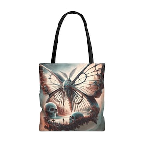 Witchy Gothic Dark Academia Skull Shoulder Bag,Witchy Tote Goth shoulder bag,Gothic Dark Academia Skull Tote Bag,Witchy Bag,Goth