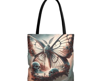 Witchy Gothic Dark Academia Skull Shoulder Bag,Witchy Tote Goth shoulder bag,Gothic Dark Academia Skull Tote Bag,Witchy Bag,Goth