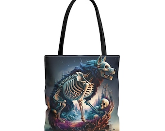 Witchy Gothic Dark Academia Skull Shoulder Bag,Witchy Tote Goth shoulder bag,Gothic Dark Academia Skull Tote Bag,Witchy Bag,Goth
