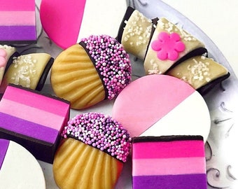 Mother's Day Cookie Collection - Gorgeous and Delicious Mother's Day Marzipan Cookie Gift!  Great Mother's Day Gift Idea!