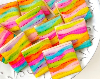 Passover Fantasy Rainbow Matzah for Seder!  Stunning Passover Seder Gift for Friends, Family and Co-workers!