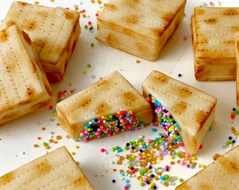 Passover Matzah Sprinkle Surprise Candy - Sweetness & Crunch - the perfect marzipan holiday hostess gift and kids Seder gift!