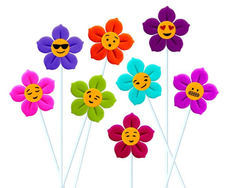 Emoji Flower Power Lollipops Marzipan Bouquet is a Etsy Denmark