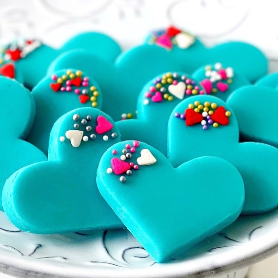 Caramelle a cuori di lusso per San Valentino Piastrelle per caramelle di  marzapane Festeggia San Valentino con Cuori e Confettini -  Italia
