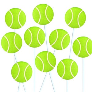 Tennis Party Candy Lollipops - Great Sports and Tennis Birthday Party Favor! - Marzipan Treats!
