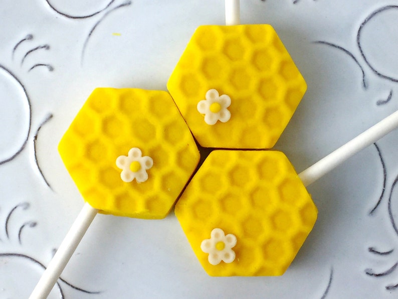 Rosh Hashanah Honeycomb Marzipan Lollipops Celebrate Apples & Honey Have a Sweet Year Certified Kosher image 3