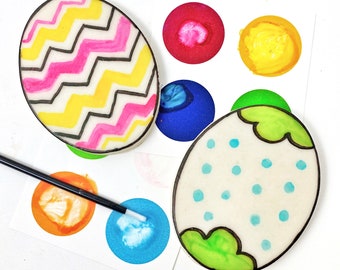 Paint Your Own Easter Eggs!  Candy Easter Eggs with Edible Paint & Brushes!  Easter Basket and Party Treats!