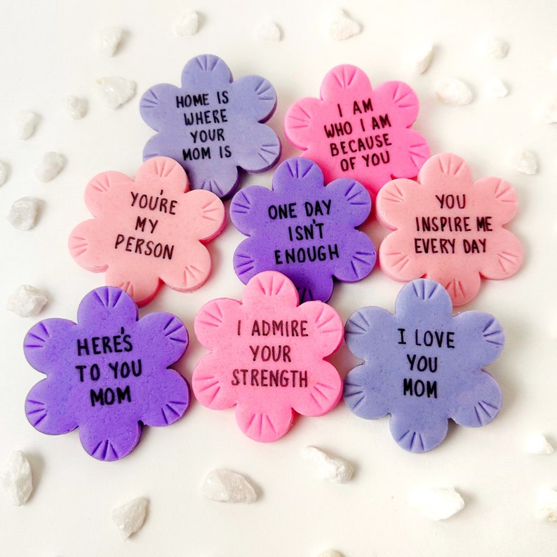 Mother's Day Conversation Flowers Delicious Marzipan Gift for Mom Gift your Flowers and Eat them too image 5