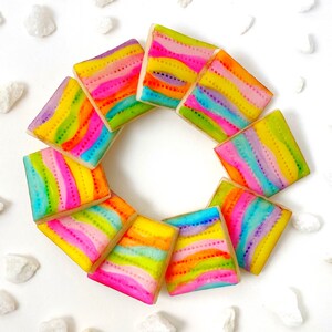 Passover Fantasy Rainbow Matzah for Seder Stunning Passover Seder Gift for Friends, Family and Co-workers image 3
