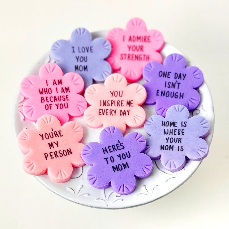 Mother's Day Conversation Flowers Delicious Marzipan Gift for Mom Gift your Flowers and Eat them too image 2