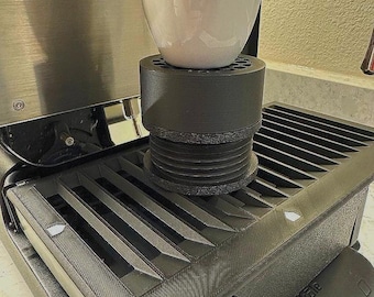 Suporte ajustável para xícara de café expresso