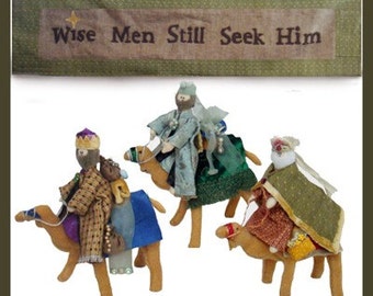 Wise Men Still Seek Him - PDF Pattern (Mini quilt, Wisemen, Camels)