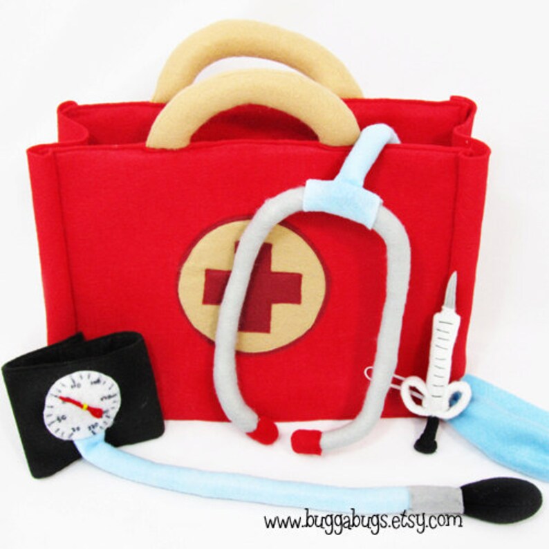 DOCTOR KIT PDF Pattern bag Stethoscope Blood Pressure Etsy Australia