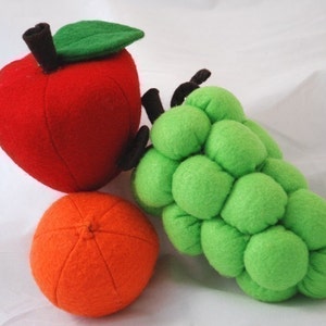 FAVORITE FRUIT PDF Felt Food Pattern Pineapple, Peach, Plum, Apple, Orange, Grapes image 3