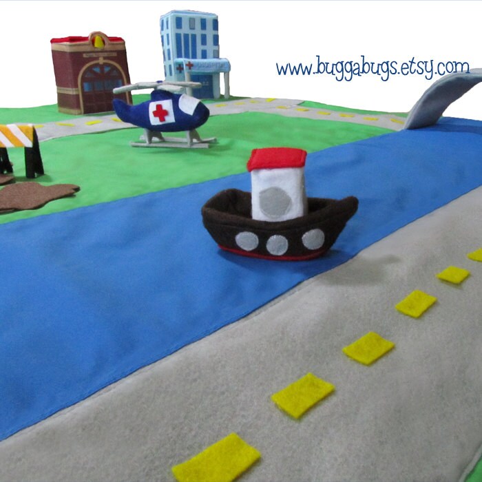 Car Mat PDF Sewing Pattern mat Houses Airplane - Etsy