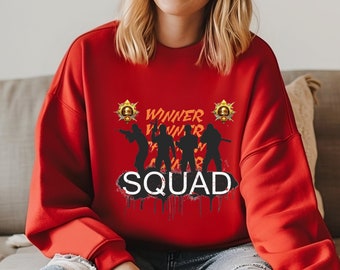 Personalized Gamer Squad T-Shirt: Custom Winner Gift