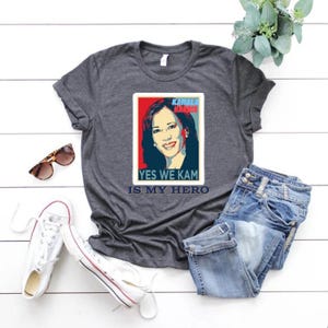 Kamala Harris Shirt Komma La Madam Präsident T-Shirt Wahl 2024 Präsidentin Womens Vote Democrat Voting Politische Kandidaten-Kampagne