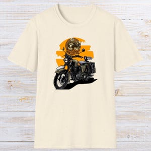 Custom Bikes T-shirt, Funny Biker Shirt, Unisex T-shirt, Motorcycle T-Shirt, Skeleton Bike Gift, Personalization Racer, Gift For Race Lover