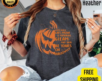 Funny Halloween Shirt: Pumpkin Ghost Spooky Tee