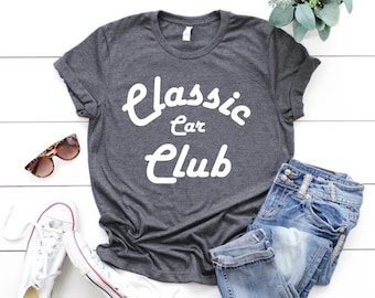 Classic Car Club 70th Birthday Gift Tee: Retro Auto Owner Shirt