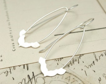 Morocco 1: sterling silver patterns of Marrakech (READY TO MAIL) - earrings