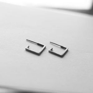 Bloc: square shape - earrings