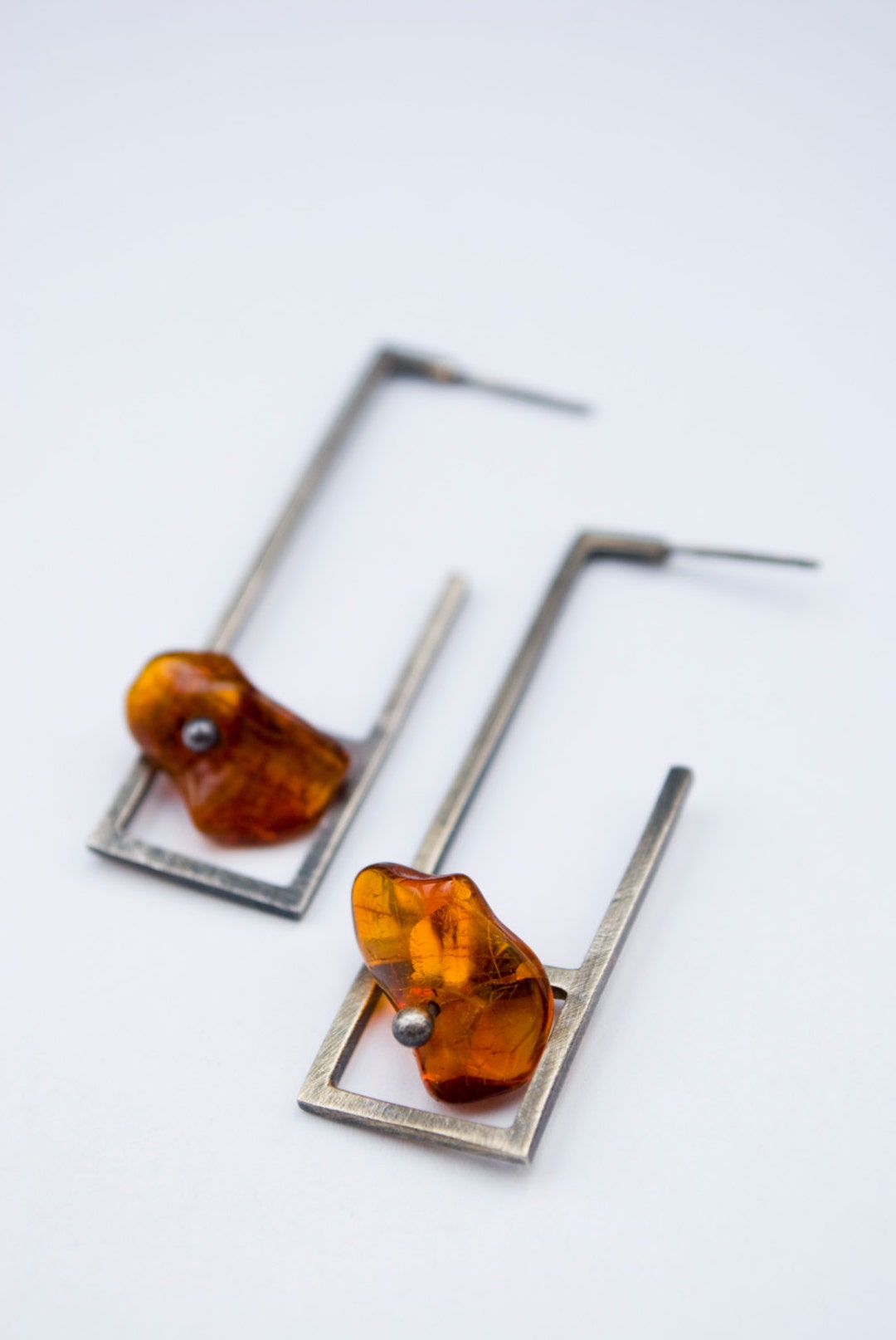 Bloc 3: Sterling Silver and Baltic Amber your Choice of Color - Etsy