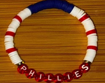 Pulseras medianas de los Phillies - Pulseras de los Philadelphia Phillies