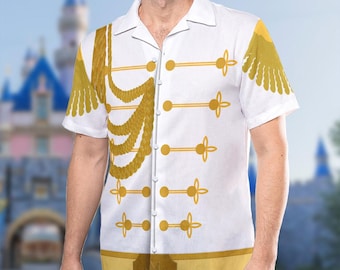 Prince Charming Hawaii Shirt, Prince Charming Button Up Shirt, Cinderella Hawaiian Shirt Gift, Princess Movie 3D All Over Print Shirt