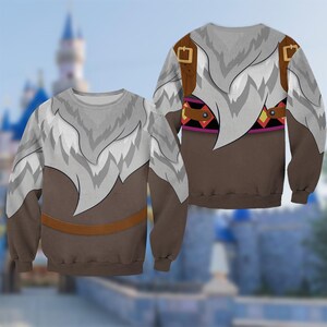 Sven Frozen Reindeer Costume T-Shirt, Sven Reindeer Hoodie, Frozen Magic Kingdom Sweatshirt, Halloween Cosplay Party Christmas Gift Bild 3