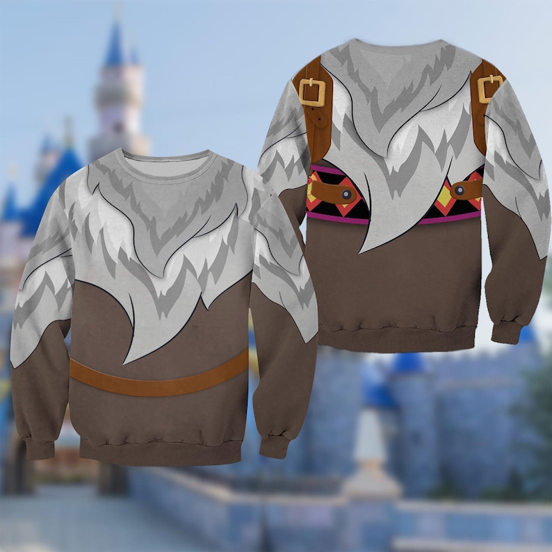 Sven Frozen Reindeer Costume T-Shirt, Sven Reindeer Hoodie, Frozen Magic Kingdom Sweatshirt, Halloween Cosplay Party Christmas Gift Bild 3