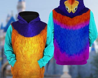 Disney Kevin From Up Costume Hoodie, Pixar Up Halloween Costume Tee, Up Women Men Cosplay T-Shirt, Halloween Cosplay Hoodie, Kevin Costume