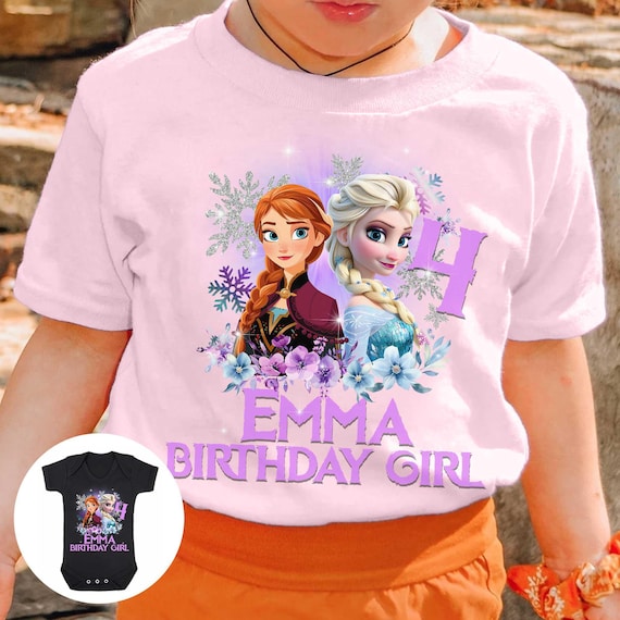 Anna Frozen Playeras Frozen Personalizadas Princesa Elsa Playeras