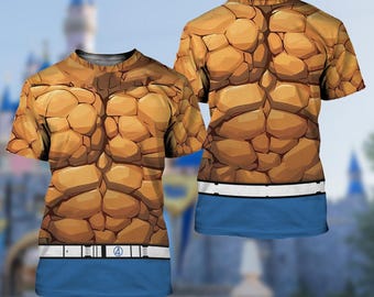 Ben Grimm The Fantastic Four First Steps 3D Hoodie, The Thing Fantastic 4 First Steps Sweatshirt, Avengers Costume, Super Hero Cosplay Tee