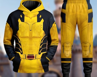 Superhero Wolverine Hoodie, Deadpool & Wolverine Movie 3D Adult T-shirt Hoodie, Wolverine All Over Print Shirt, Wolverine Hoodie Gift