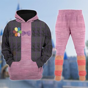 Bing Bong Unisex Costume T-shirt, Inside Out Bing Bong Cosplay Costume Hoodie, Inside Out Halloween All Over Print Tee, Cartoon 3D T-shirt
