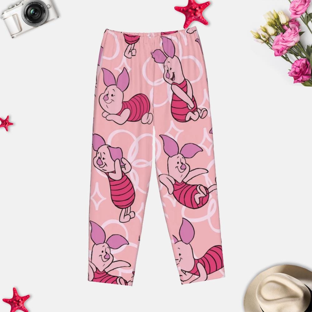 Piglet Pajamas Pants, Winnie the Pooh Pajamas Set, Pooh Bear Cartoon  Pyjamas Pants, Magic Kingdom Party Gift, Winnie Pooh Pajama