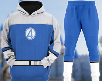 Johnny Storm Human Torch 3D Hoodie T-Shirt, Fantastic Four First Steps Sweatshirt, Avengers Costume T-Shirt, Hero Cosplay Costume Tee