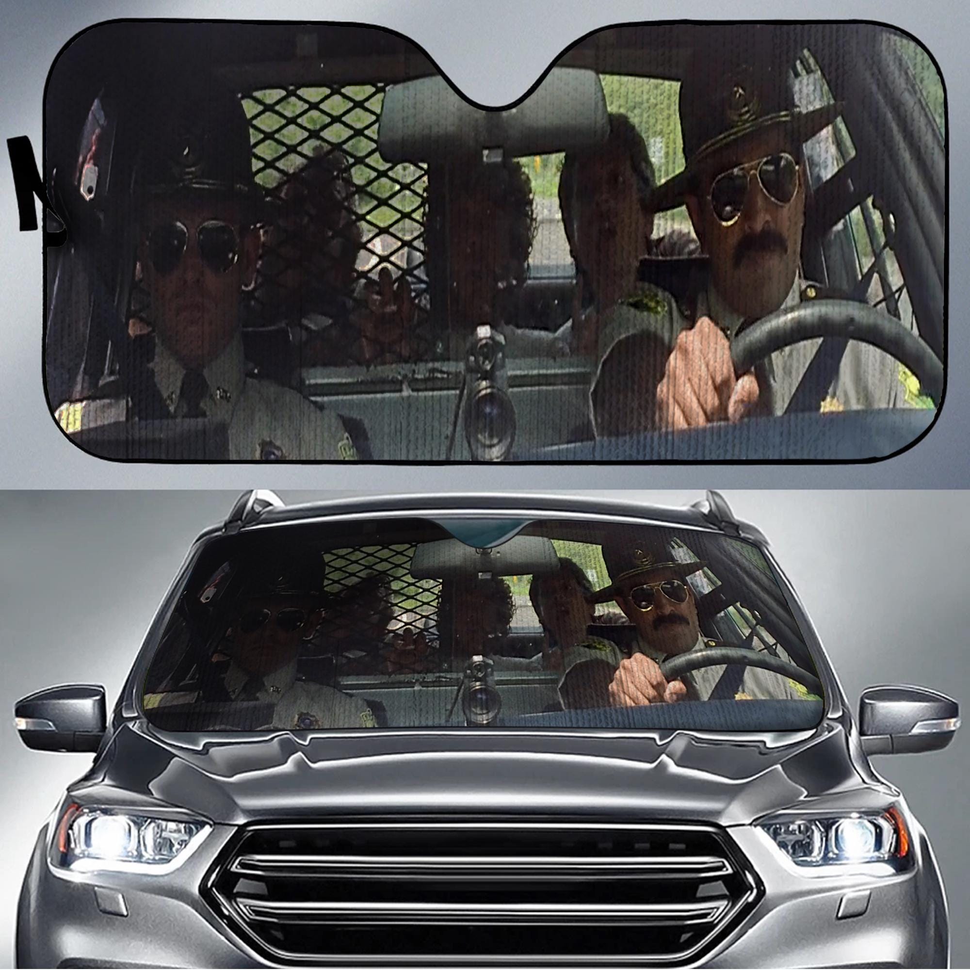 Discover Troopers Comedy Police Officer Auto Sunshade, Car Sun Shade