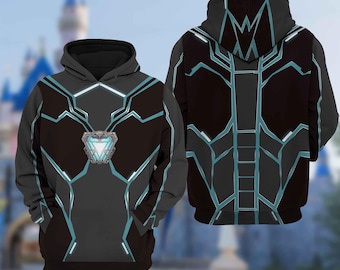 Spider Man Inspired Costume Hoodie, Peter Parker Cosplay Costume Sweatshirt, 3D Halloween Cosplay Costume, Super Hero All Over Print Hoodie