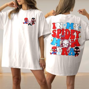 In my Spidey Mom Era Shirt, Funny Mother&#39;s Day Gift For Mom, Spider Hero Mom Shirt, Spider Women Shirt, Spider Mom Birthday Gift Tee