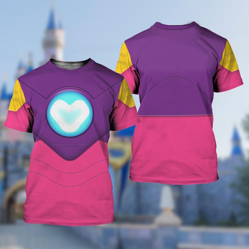 Marvel Iron Man and His Amazing Friends Costume Hoodie, IronHeart Junior Wdw Cosplay Costume, Halloween Costume Tee, Wdwland Outfit image 4