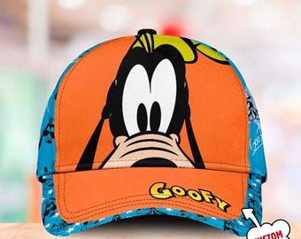 Clumsy Silly Dog Mouse Friend Classic Cap, Animated Movie Character Baseball Cap, Summer Vacation Cartoon Hat, Gift For Kid And Adult