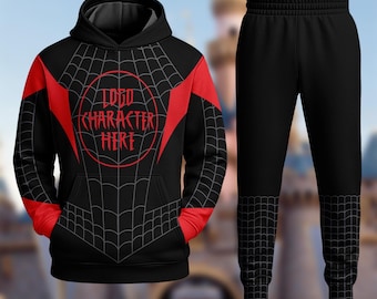 Miles Morales Master Cosplay Halloween Hoodie, Halloween Costume For Family Group T Shirt, Spiderman Fictional Costume Movie Fan Gift