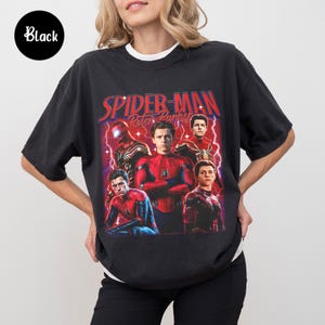 Comfort Color® Peter ParkerSpider Hero Movie Vintage Bootleg 90s Shirt, A Brand New Day Tee, MCU Marvel Superhero Tee, Disneyworld Trip Bild 5