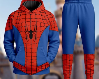 Disney Spider Costume Men 3D T-Shirt, Spider Hero Halloween Party Shirt, Spider Suit Cosplay, Superhero Lover Halloween Group Matching Tee